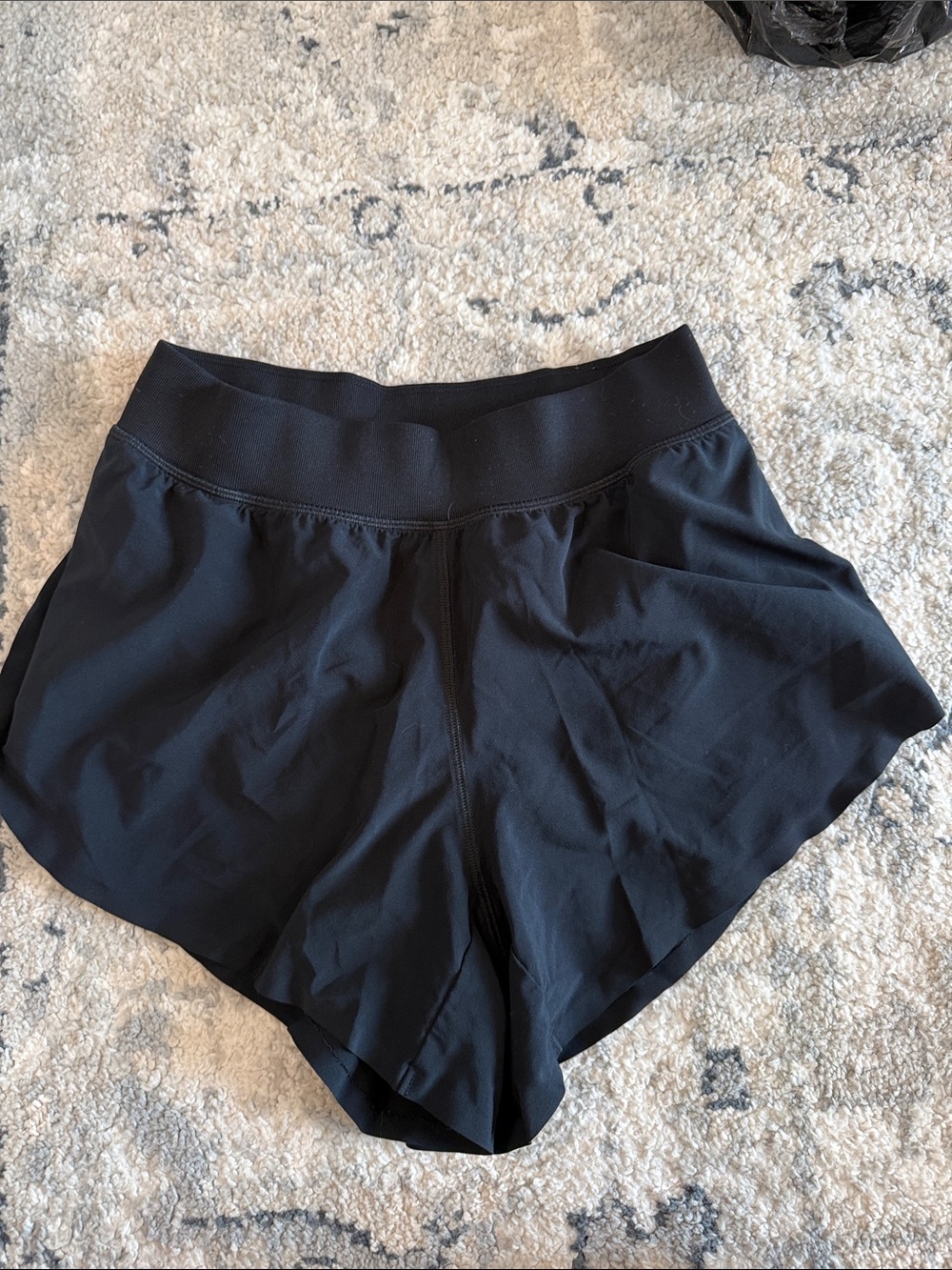 CRZ YOGA Black High-Rise Athletic Shorts